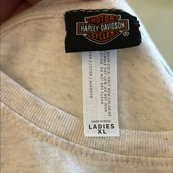 Women’s Harley-Davidson Beige Freedom Graphic Tee-size XL - Picture 5 of 5